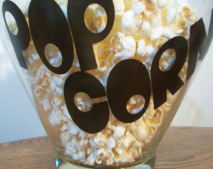 Vintage Popcorn Bowl Set Etsy