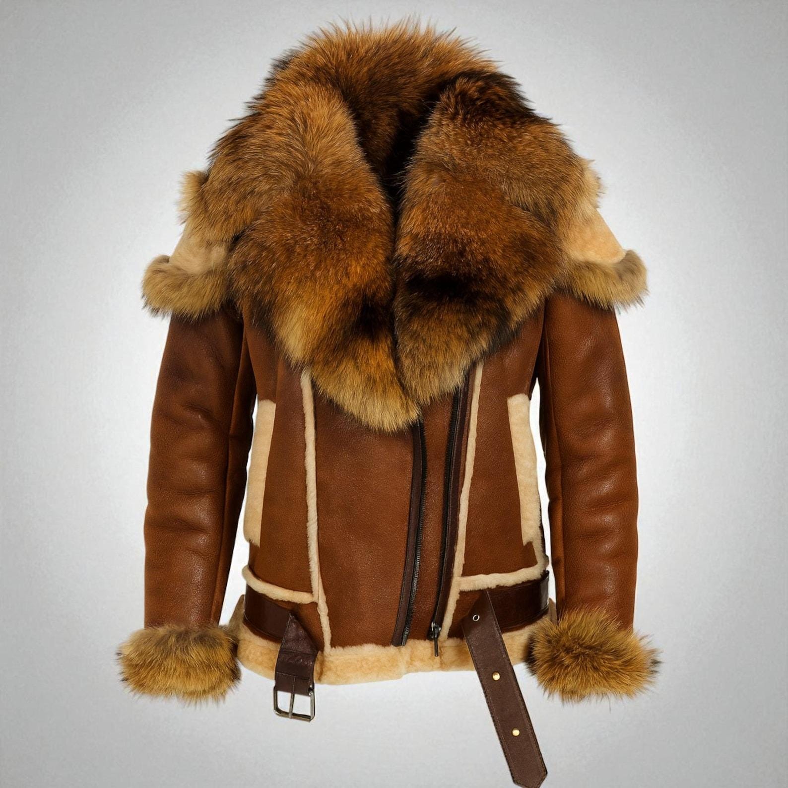 Men Shearling Coat Canada