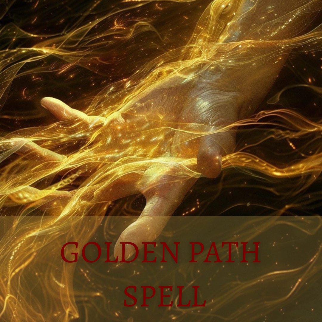 Golden Path Prop Golden Path Spell – Open the Right Life Direction - Etsy
