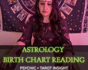 Lectura personalizada de la carta astral con tarot psíquico (PDF)