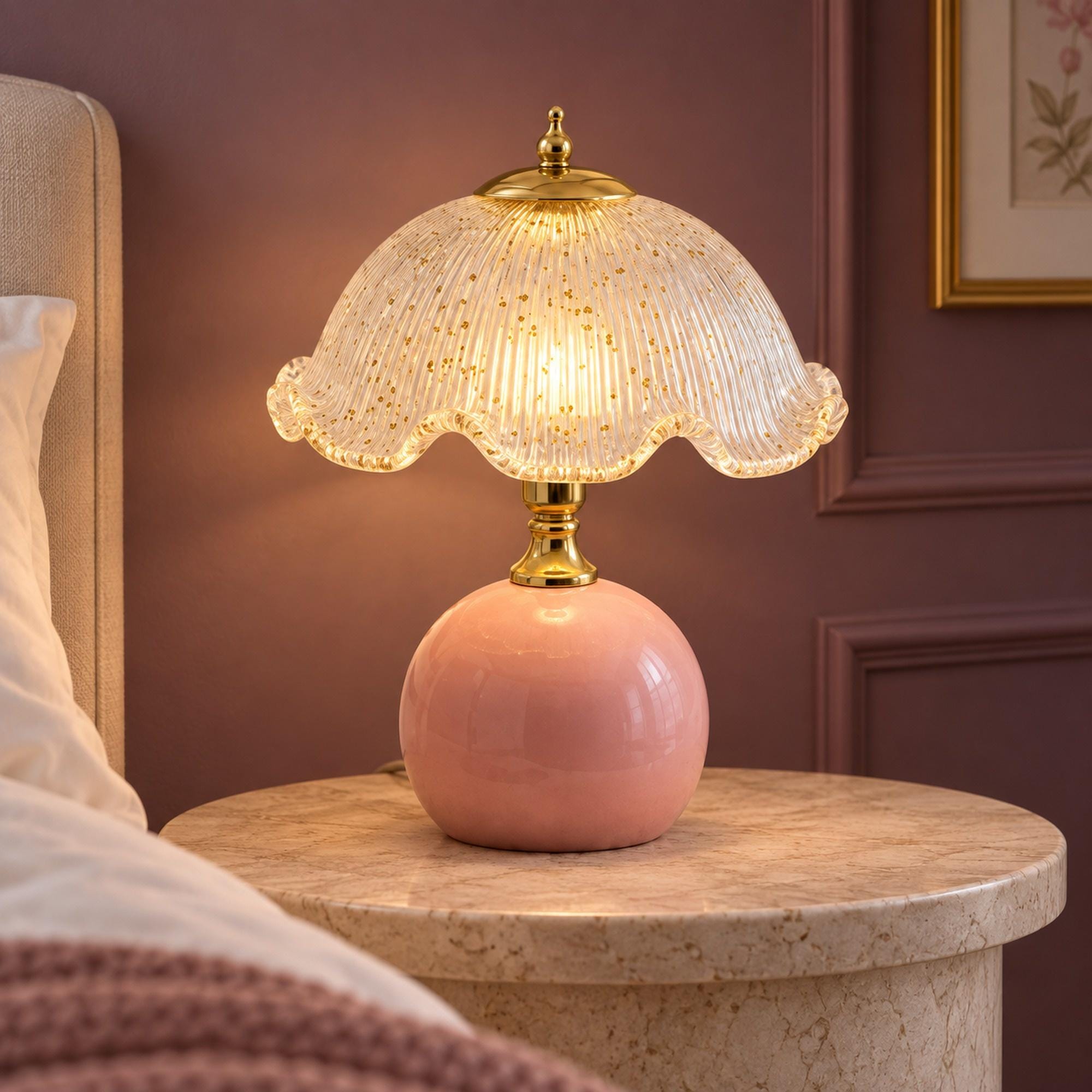 Keramik nachttischlampe