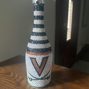 College Decor Bottle - Personalized to your School - University of Virginia