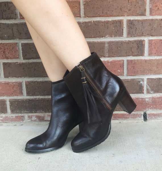RALPH LAUREN Fringe Tassel BOOTS 