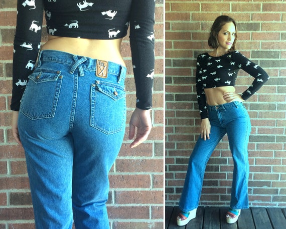 vintage 90s GX low rise RAVER JEANS xs/5/6 grunge