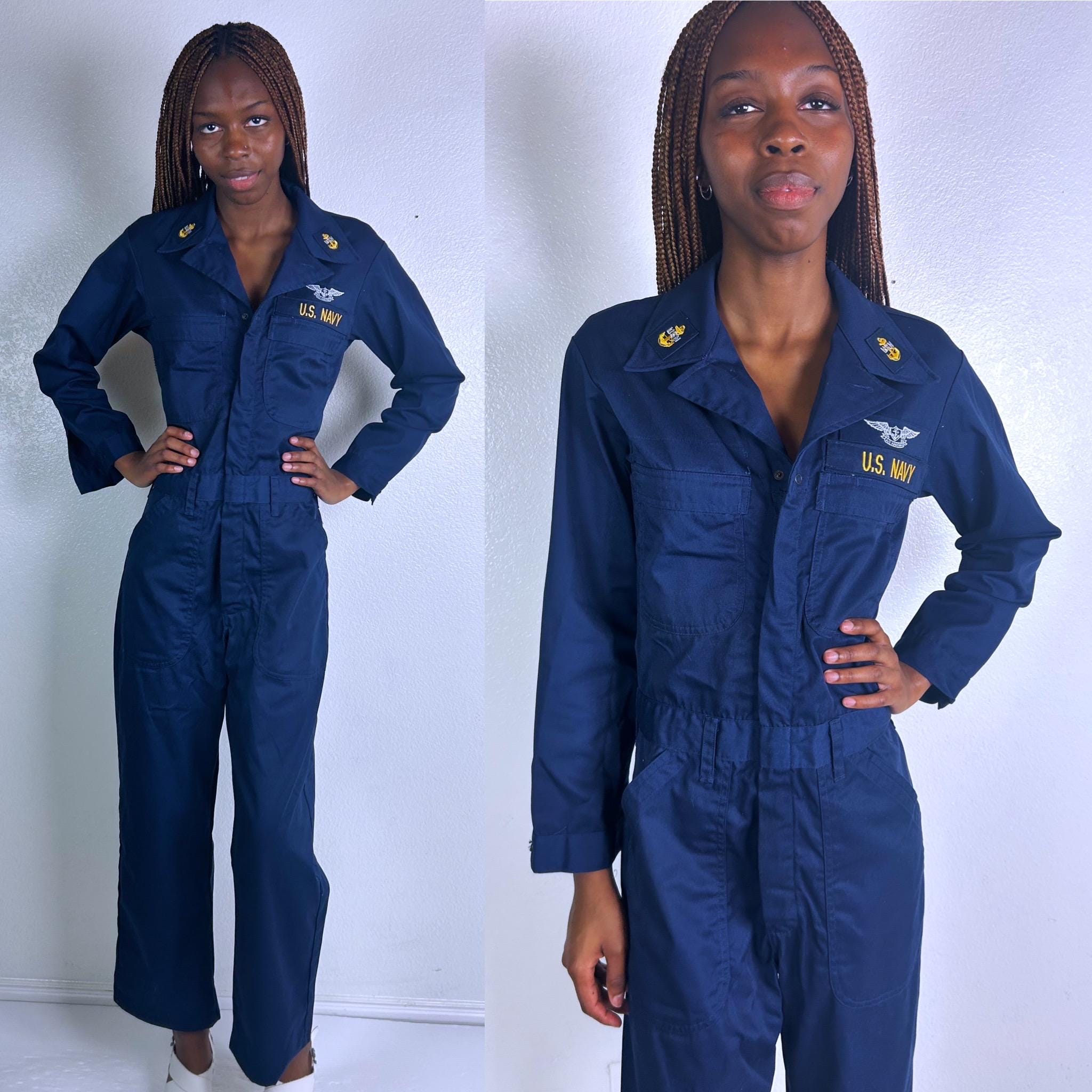 Vintage Navy Dungarees - Etsy