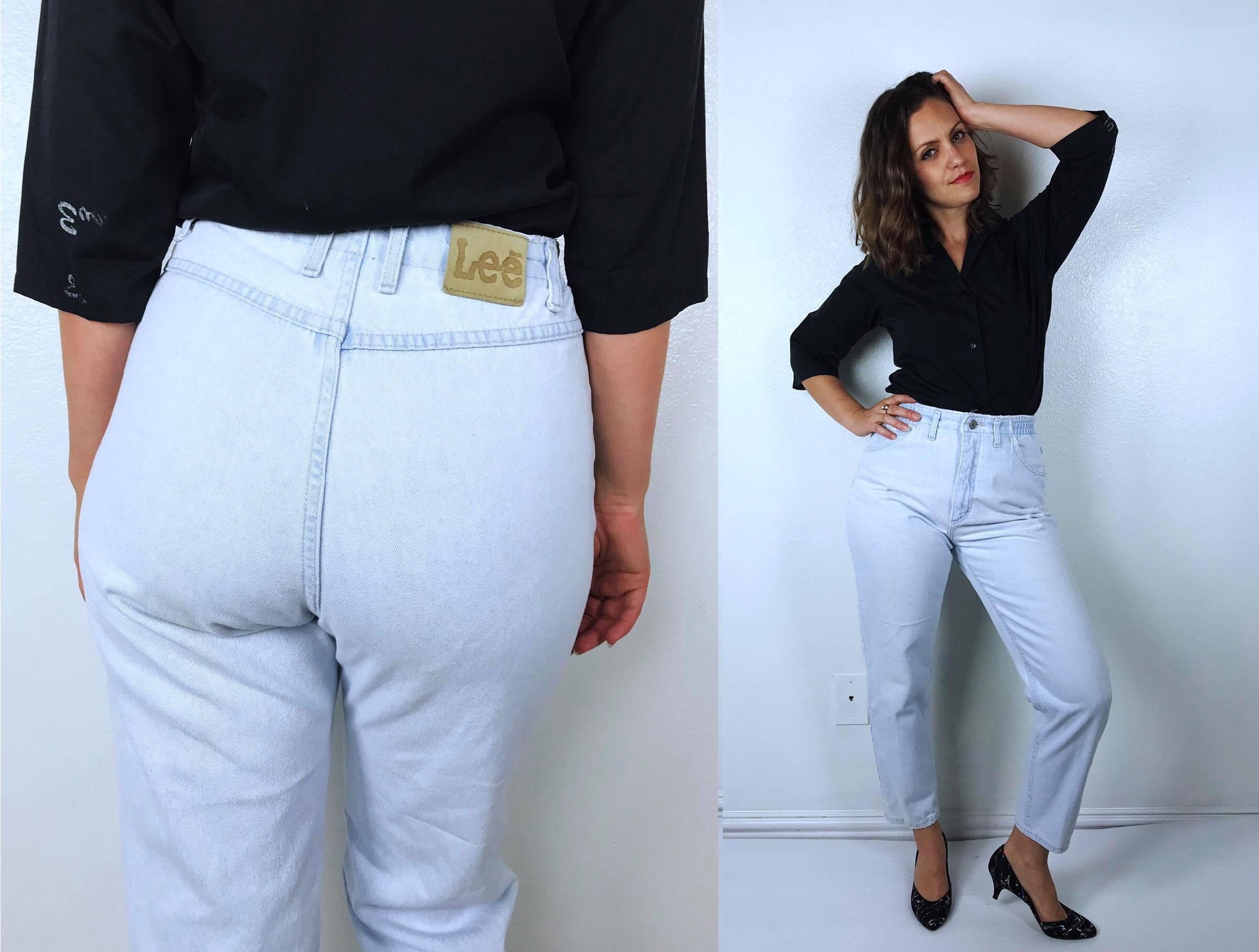 High Waisted MOM JEANS - Etsy 