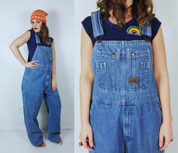 vintage BIG SMITH Long OVERALLS Extra Large utilit