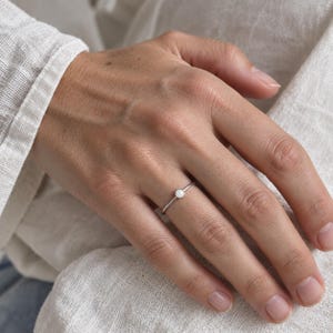 Kit para hacer anillos de leche materna / Joyería minimalista de leche materna / Anillo de recuerdo de acero inoxidable / Regalo para mamás primerizas
