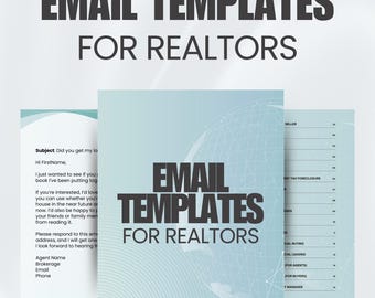 Real Estate Email Templates, Realtor Prospecting Newsletter (Digital Download)