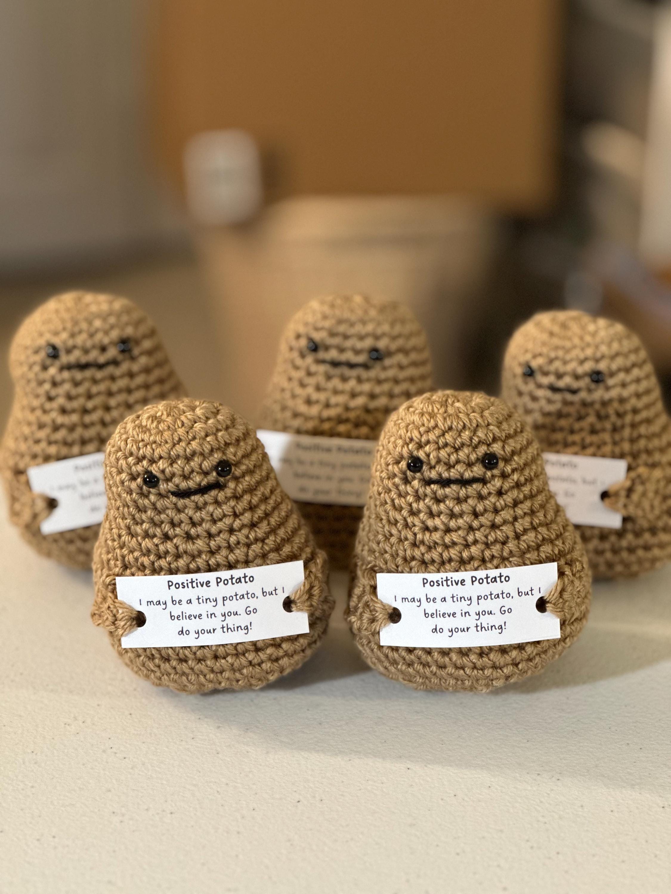 32 Potato Crochet Patterns: Spud Amigurumi, Desk Buddies, Play Food, and Clever Gag Gifts 13 Positive Potato Crochet