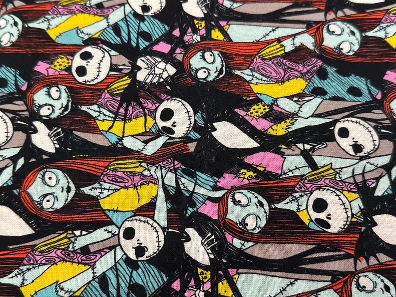 Parure de lit pour poupée L'Étrange Noël de Dieu : couverture et oreillers réversibles image 10