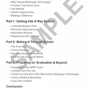 Ray Topics E-book Quick Guide to Becoming and X-ray Tech| A Look Inside Radiology ...
