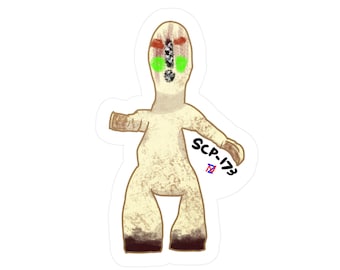 SCP-173 The Sculpture | Kiss-Cut Vinyl Decal