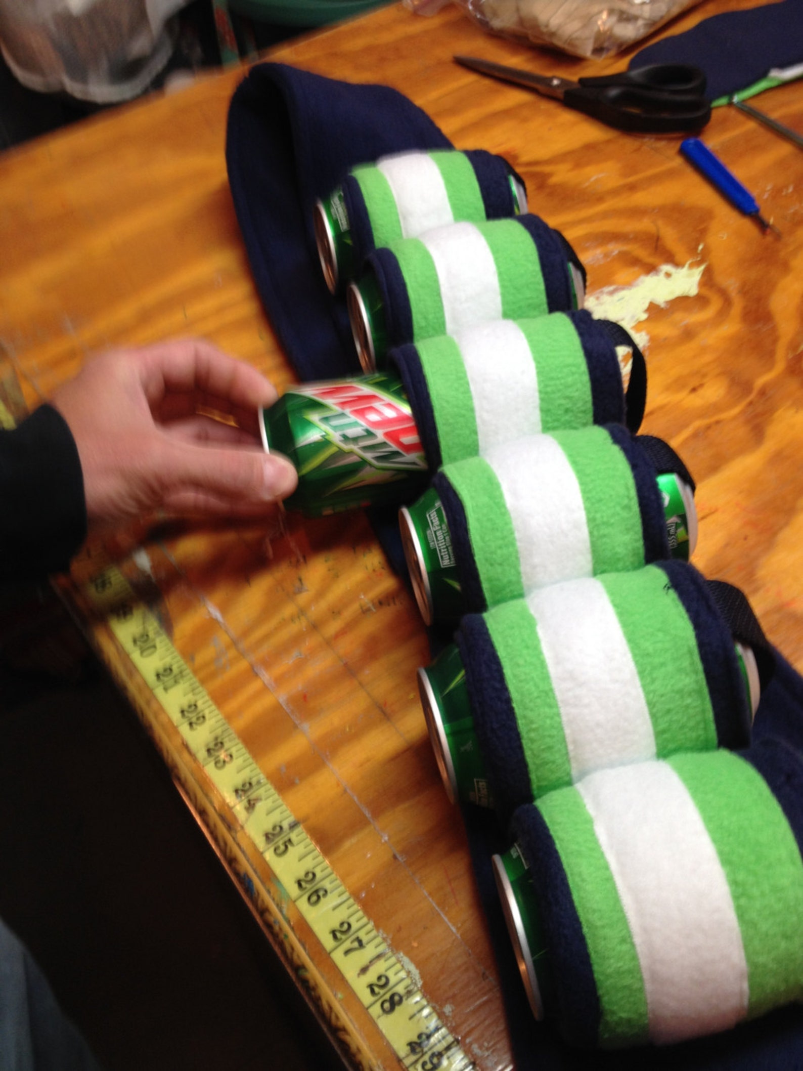 Beerdoleer Over the Shoulder Beer Holder Tailgaters Dream Etsy