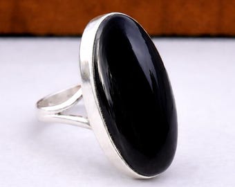 Gem Stone King 1.93 Ct Oval Black Onyx 925 Sterling