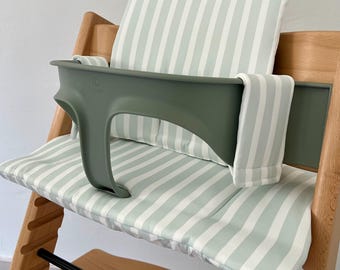 Almofada impermeável para cadeira alta Stokke Tripp Trapp | Capa ajustável para assento de bebê | Almofada lavável para bebê | Almofada para cadeira alta