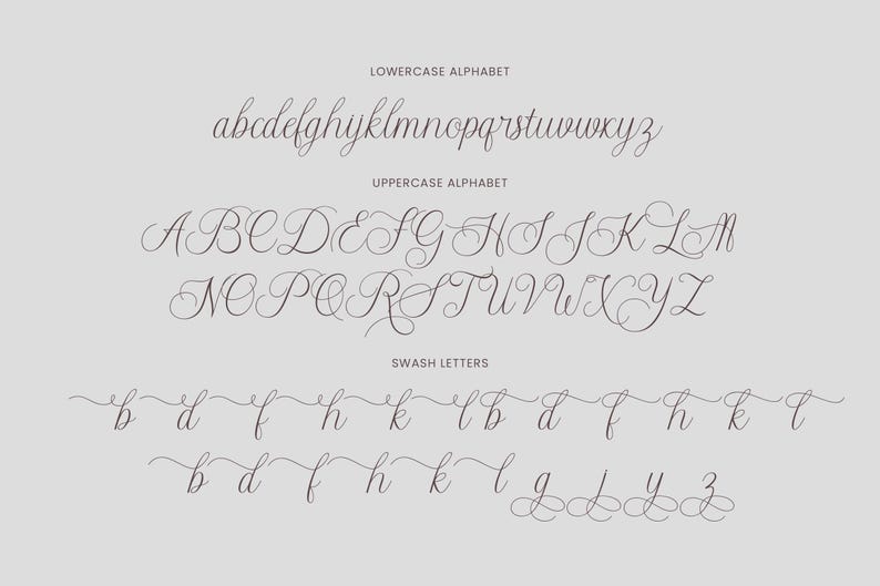 Idgitaf Calligraphy Font - Elegant Script Font With Swashes | Wedding ...