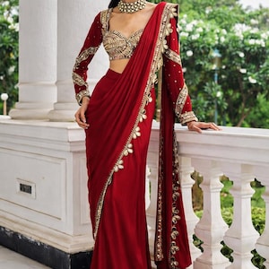 saree anarkali dress design Anarkali from Saree