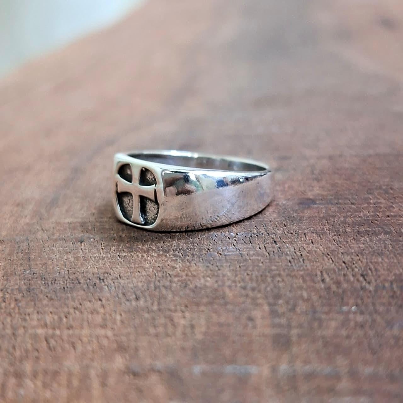 James Avery Sterling Silver Wide Cross Ring: Religious Boho Jewelry - Etsy