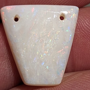 10.2 Ct. White Base Opal - Drilled - Coober Pedy, Australia
