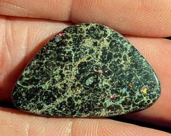 Mexican Leopard Opal - 29.5 Ct. - 32 x 20 mm - Reds