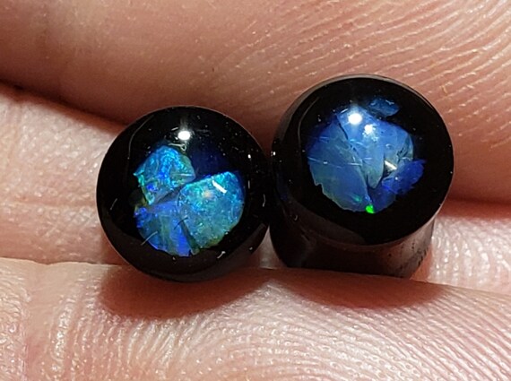 Ear Gauge Plugs Size 2 Ga 6 2 Mm Solid Ebony Wood Etsy Ireland