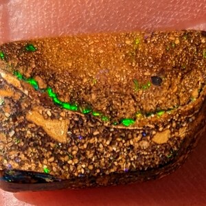 9.8 Ct. Boulder Opal - 20 x 12.4 mm - Australian - Yowah - Koroit - Natural