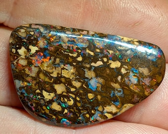 Boulder Opal - 47 Ct.  Koroit, Australia - Gemmy Reds