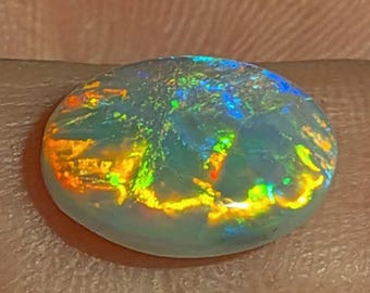Lightning Ridge Opal - 3.5 Ct. - 13.4 x 10.6 mm - Australia - Natural