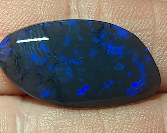 Lightning Ridge Black Opal - 11.7 Ct. - 26.7 x 14 mm - Natural -  Australian