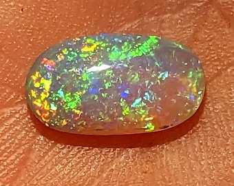 2 Ct. Lightning Ridge Australian Crystal Opal - 12.8 x 7 mm - Natural
