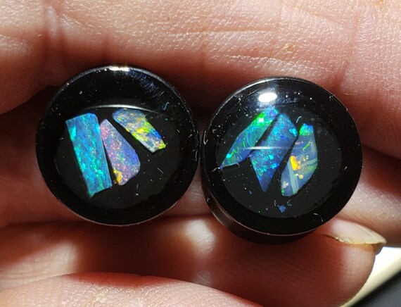 1 2 Inch Opal Inlay Ear Gauge Plugs Size 1 2 12 3 Mm Etsy 1 2 Inch Opal Inlay Ear Gauge Plugs Size 1 2 12 3 Mm Etsy