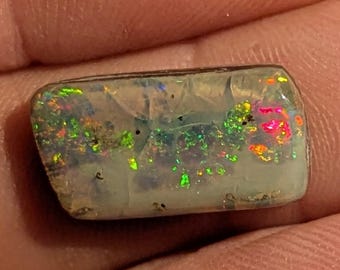 Virgin Valley Nevada Wood Opal - 6.7 Ct.- Lots Of Colors - Bonanza Mine - Rare Material