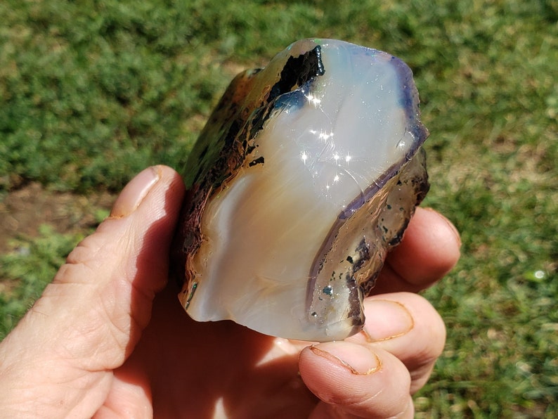 Virgin Valley Nevada Opal 405 GRAMS. Wet With Glass Dome | Etsy