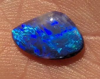 Lightning Ridge Black Opal - 1.2 Ct. - 11.4 x 7.5 mm - Natural -  Australian
