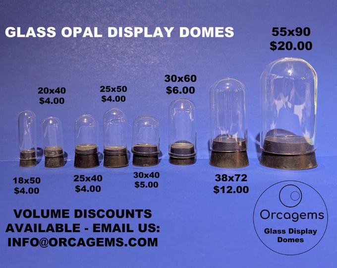 Featured listing image: Volume Discount Glass Domes - Read Full Description