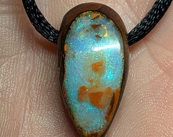 Drilled Opal Pendants