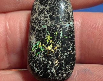 Mexican Leopard Opal - 28.5 Ct. - 29.4 x 16 mm - Very Nice Colors