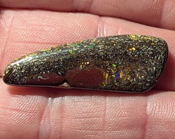 Boulder Matrix Opal - 25 Ct. - 41.4 x 14.4 mm - Koroit, Australia