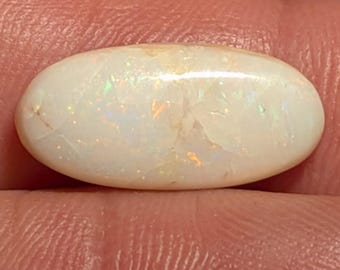Spencer Idaho Opal - 7.4 Ct - Solid - White Body Color