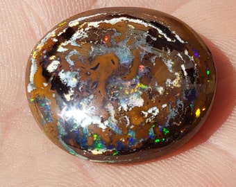 43.5 Ct. Yowah Boulder Opal - 25 x 24 mm