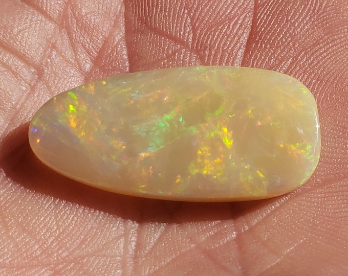 15 Ct. Ethiopian Welo Opal - Good Colors - 30 x 14.5 mm