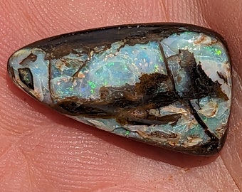 15 Ct. Boulder Opal Wood Replacement - 26 x 14.4 mm - Australian - Yowah - Koroit - Natural