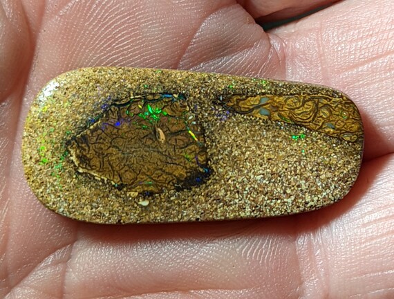 35 Ct. Boulder Matrix Opal - Australian - Koroit - 38.7 x 17.7 mm