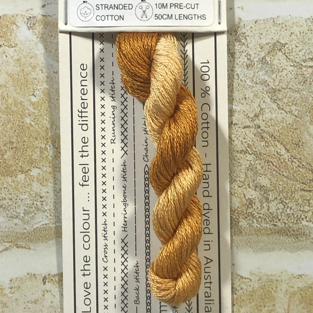 Wattle Blossom Stranded Thread by Cottage Garden Threads for Embroidery ...