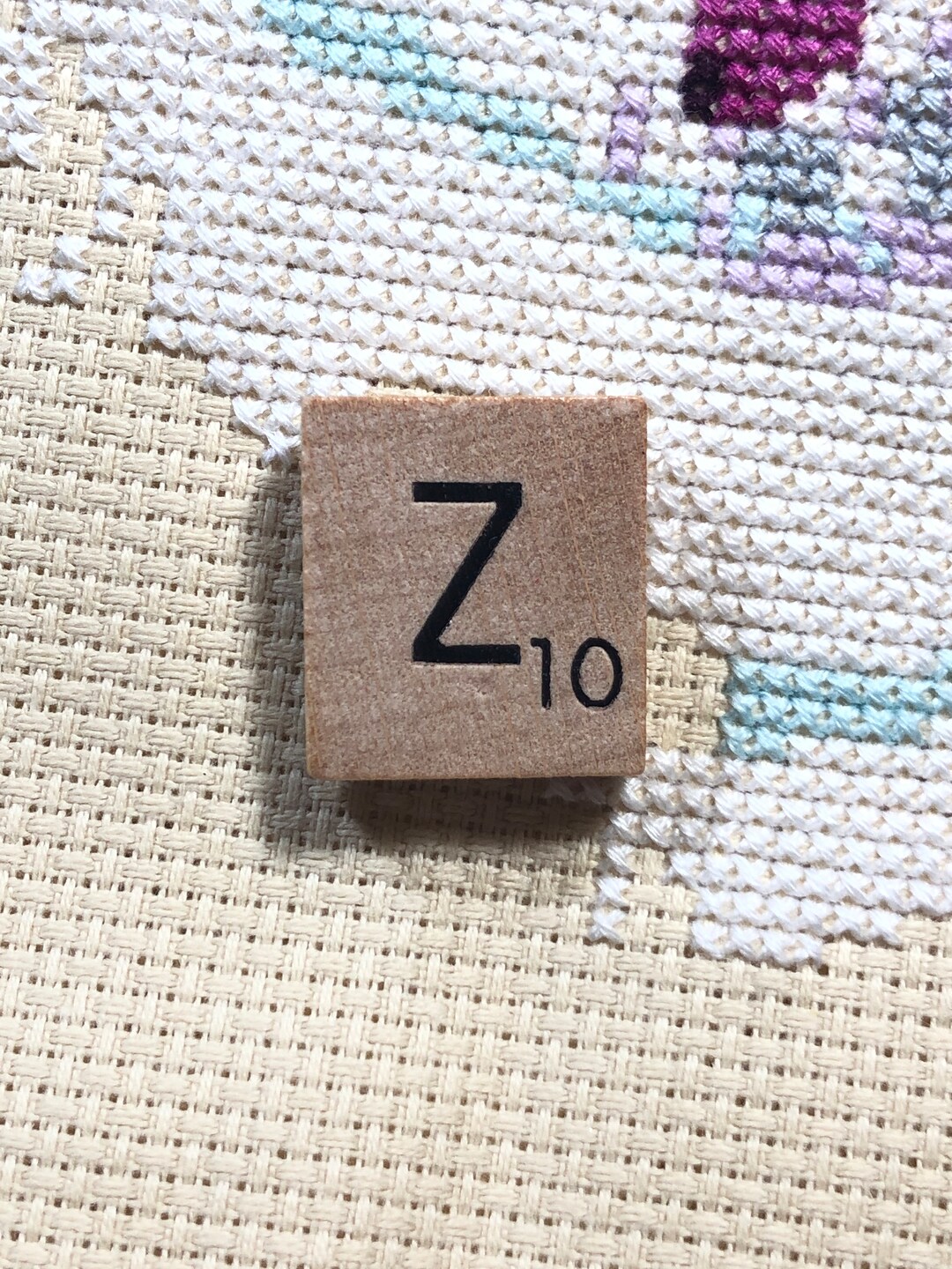 Scrabble Thread Needle Minder - Initial Scrabble Tile/thread Holder/ Parking Aid - Etsy ...