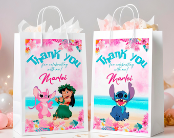 Lilo and Stitch Birthday Bag Label: Stitch Sticker for DIY (Digital Download) – LYS01