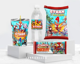 Spiderman Birthday Bundle: Spidey Kit, Set of 4 (Digital Download) – SPD03