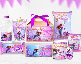 Ariel Birthday Bundle: Little Mermaid Pack, Set of 8 (Digital Download) – LMM02