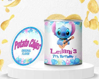 Lilo & Stitch Potato Chip Label: DIY Party Favor (Digital File) - STI01